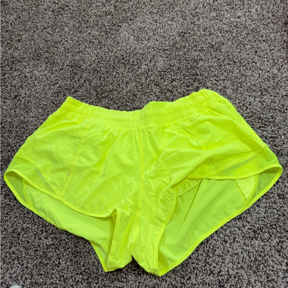 Neon Yellow Women's Shorts